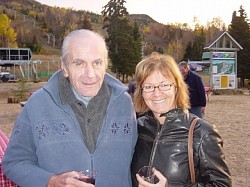 Jean-Paul Lapointe et moi lors d’un symposium. Quel grand ami il a été pour moi.